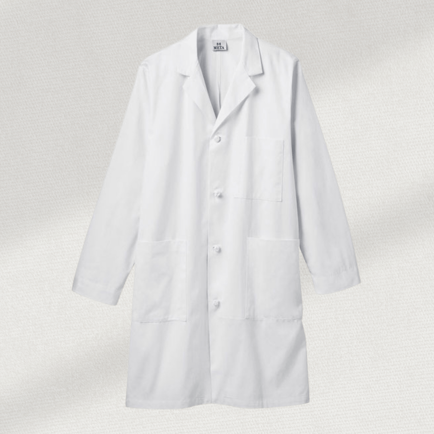 Meta 762 Men's 40" Knot Button iPad Lab Coat