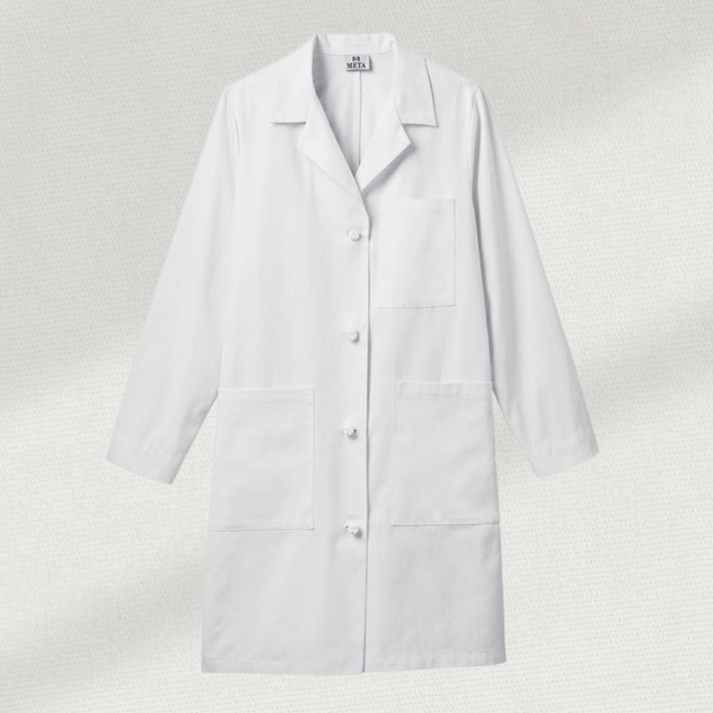 Meta 763 Women's 38" Knot Button iPad Lab Coat