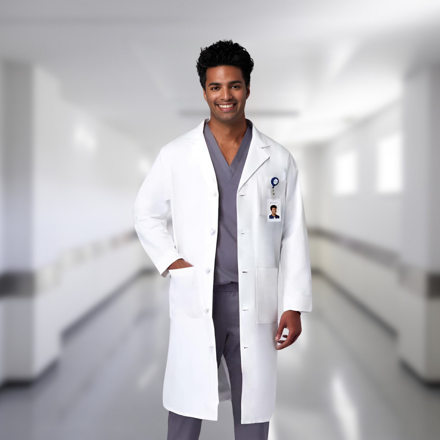 Meta 808 Unisex 44" Lab Coat