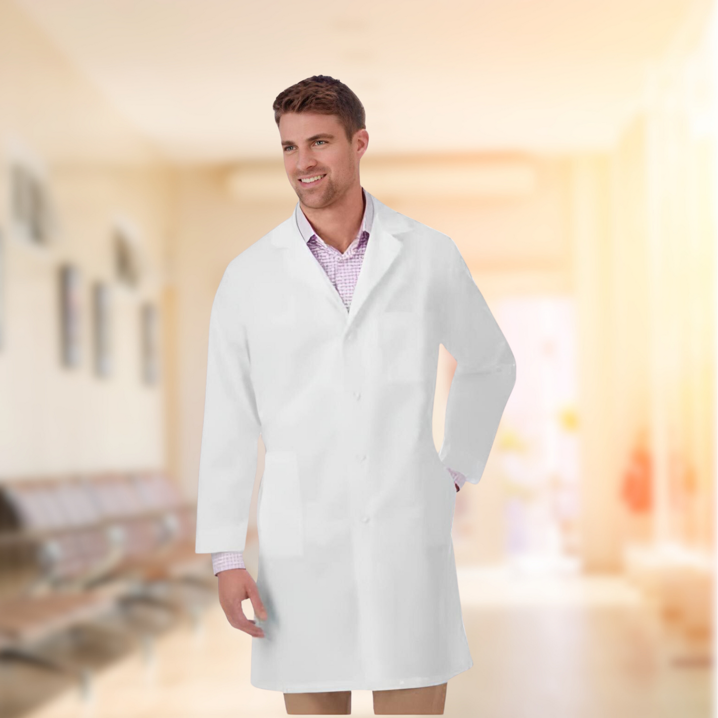 Meta 6116 Unisex 40" Lab Coat